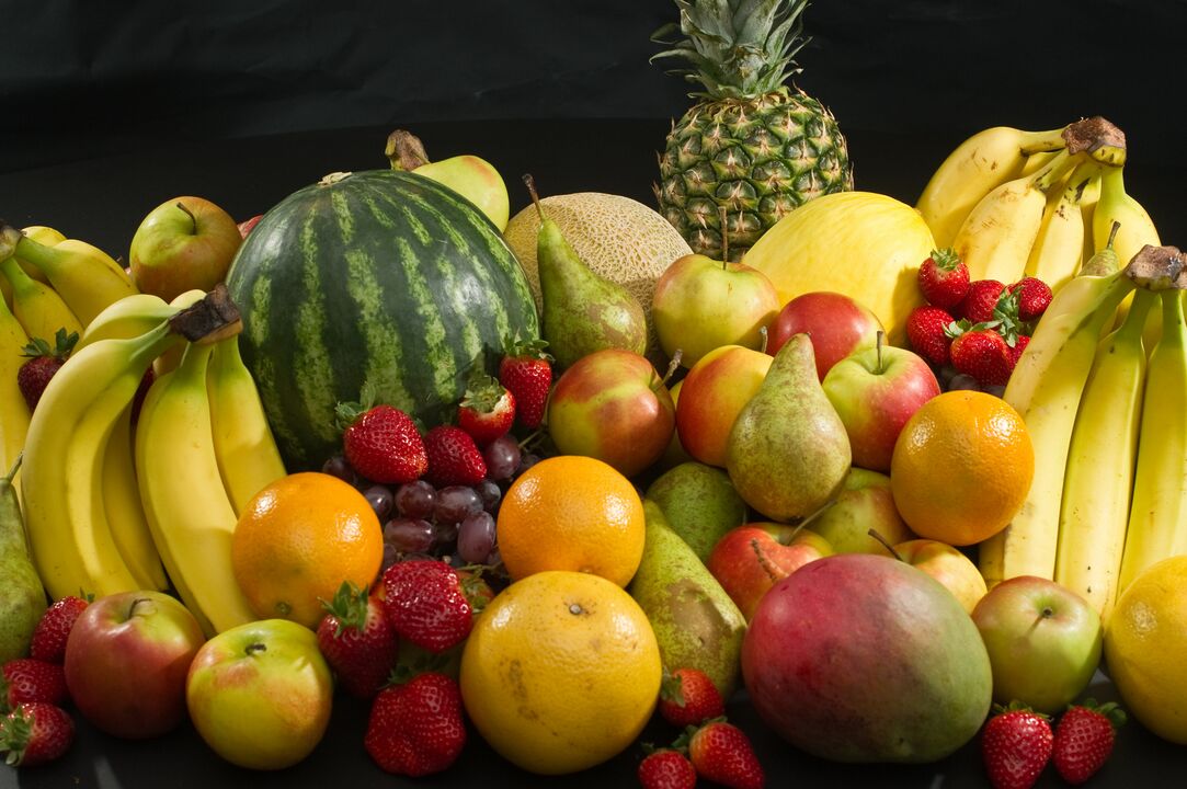 les fruits sont porteurs de complexes vitaminiques