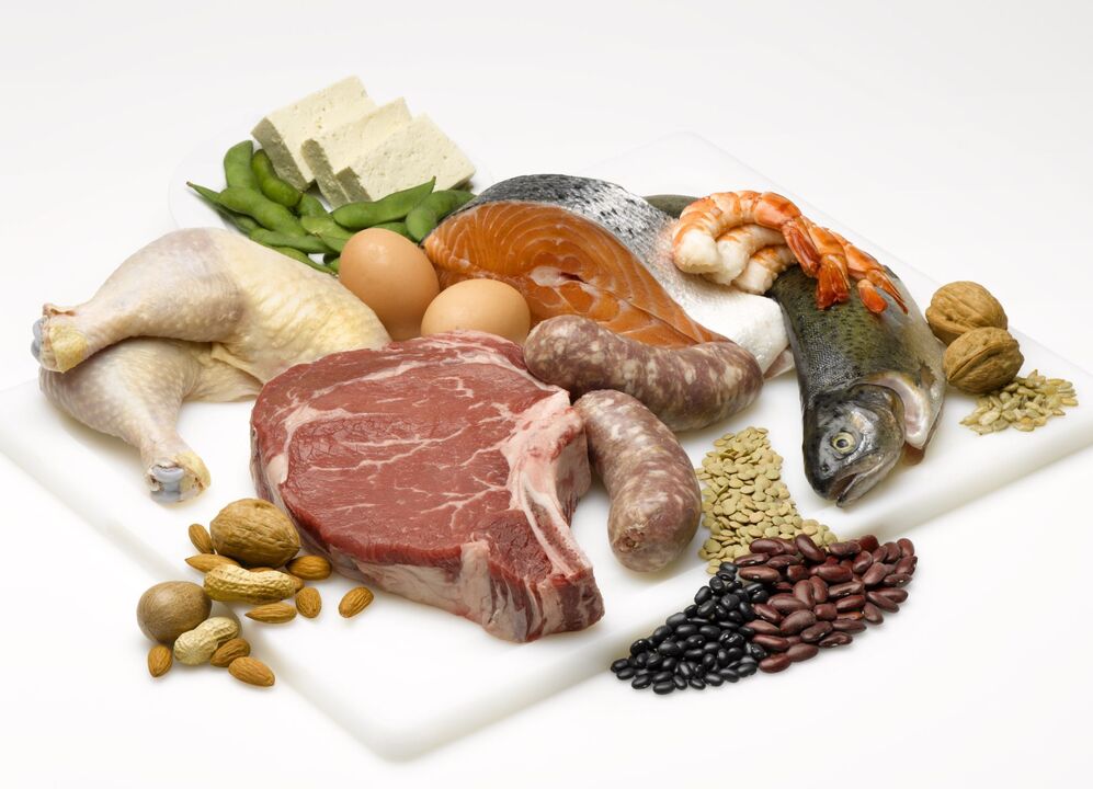 Le régime protéiné repose sur la consommation d’aliments contenant des protéines. 